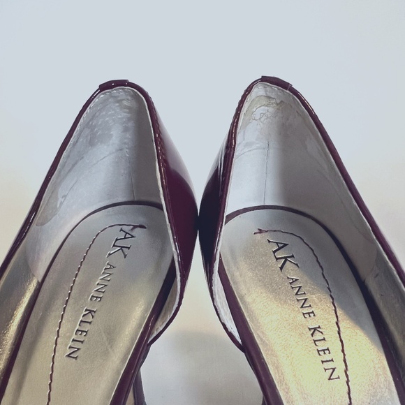 Women's Anne Klein Christa D'Orsay Plum Berry 3" Heels, Size 6.5M - Picture 6 of 10